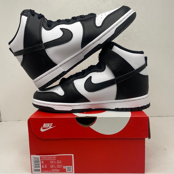 Nike Dunk High WMNS “Panda/Black White” 2023 - Picture 3 of 4